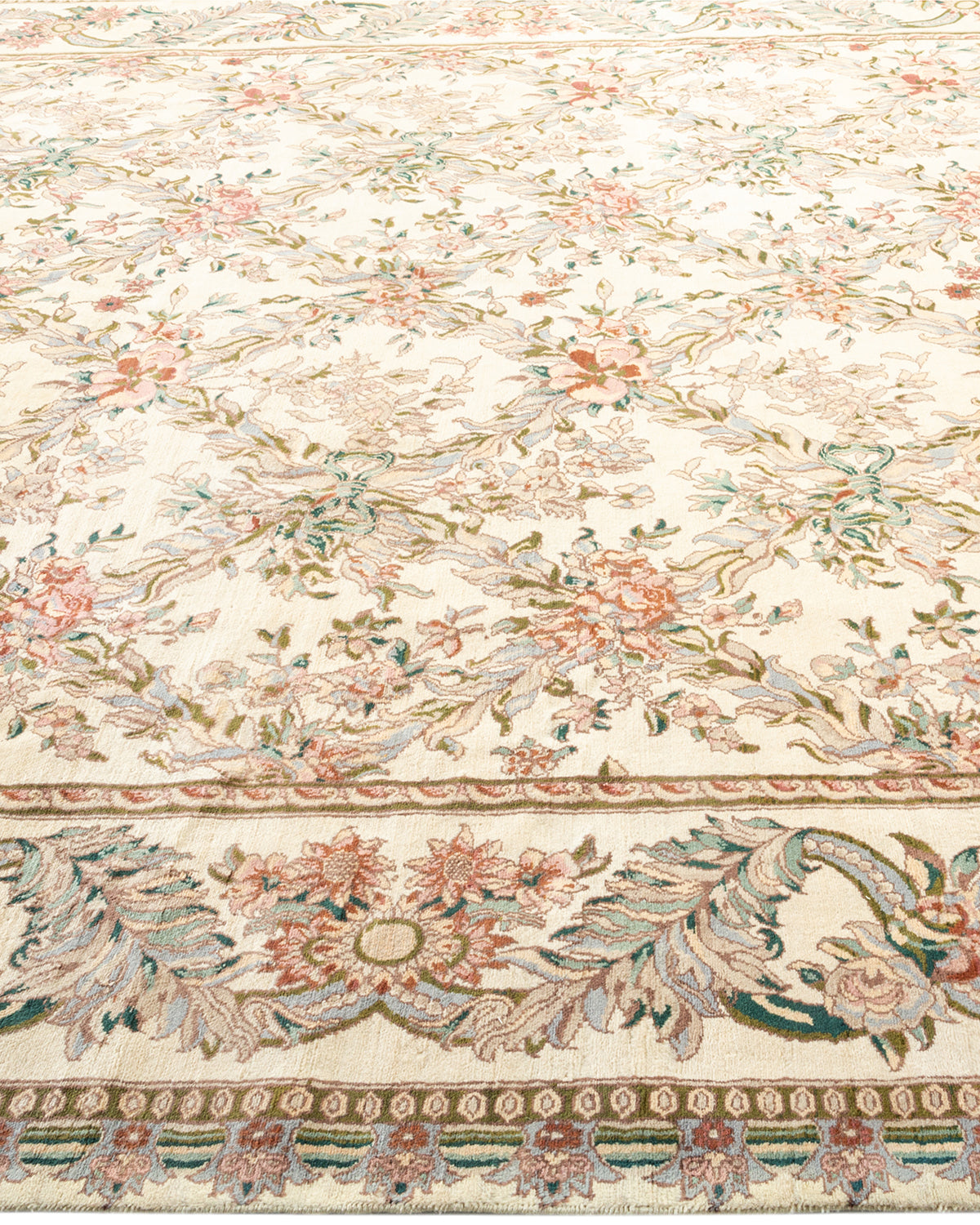 Mogul, One-of-a-Kind Hand-Knotted Area Rug - Ivory, 8' 0" x 10' 6"