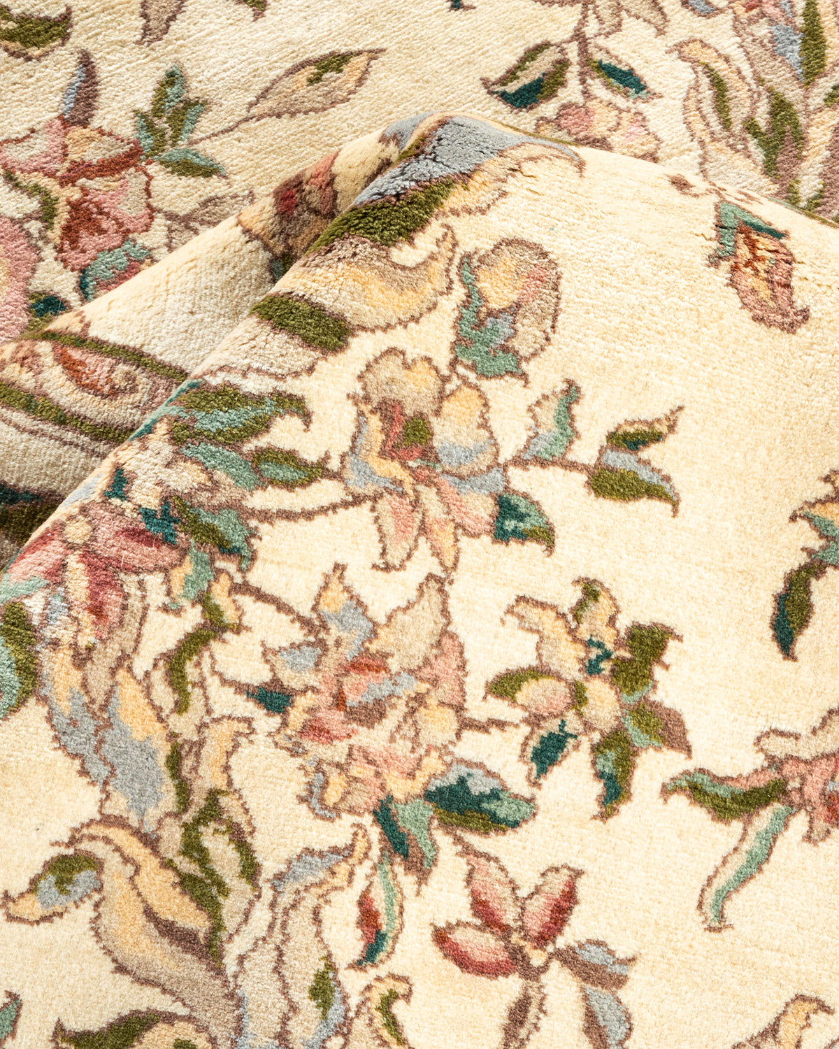 Mogul, One-of-a-Kind Hand-Knotted Area Rug - Ivory, 8' 0" x 10' 6"