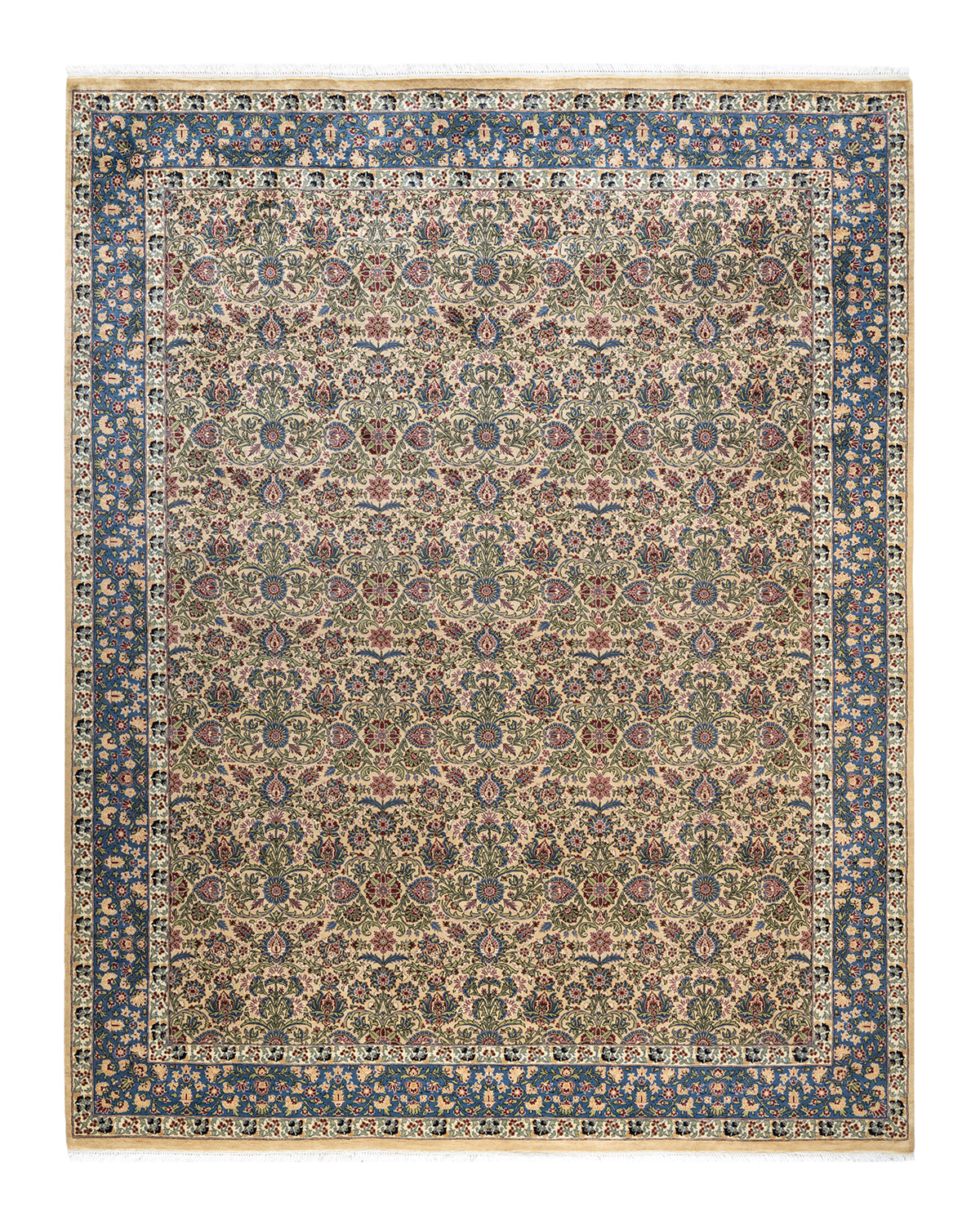 Mogul, One-of-a-Kind Hand-Knotted Area Rug - Yellow, 8' 2" x 10' 3"