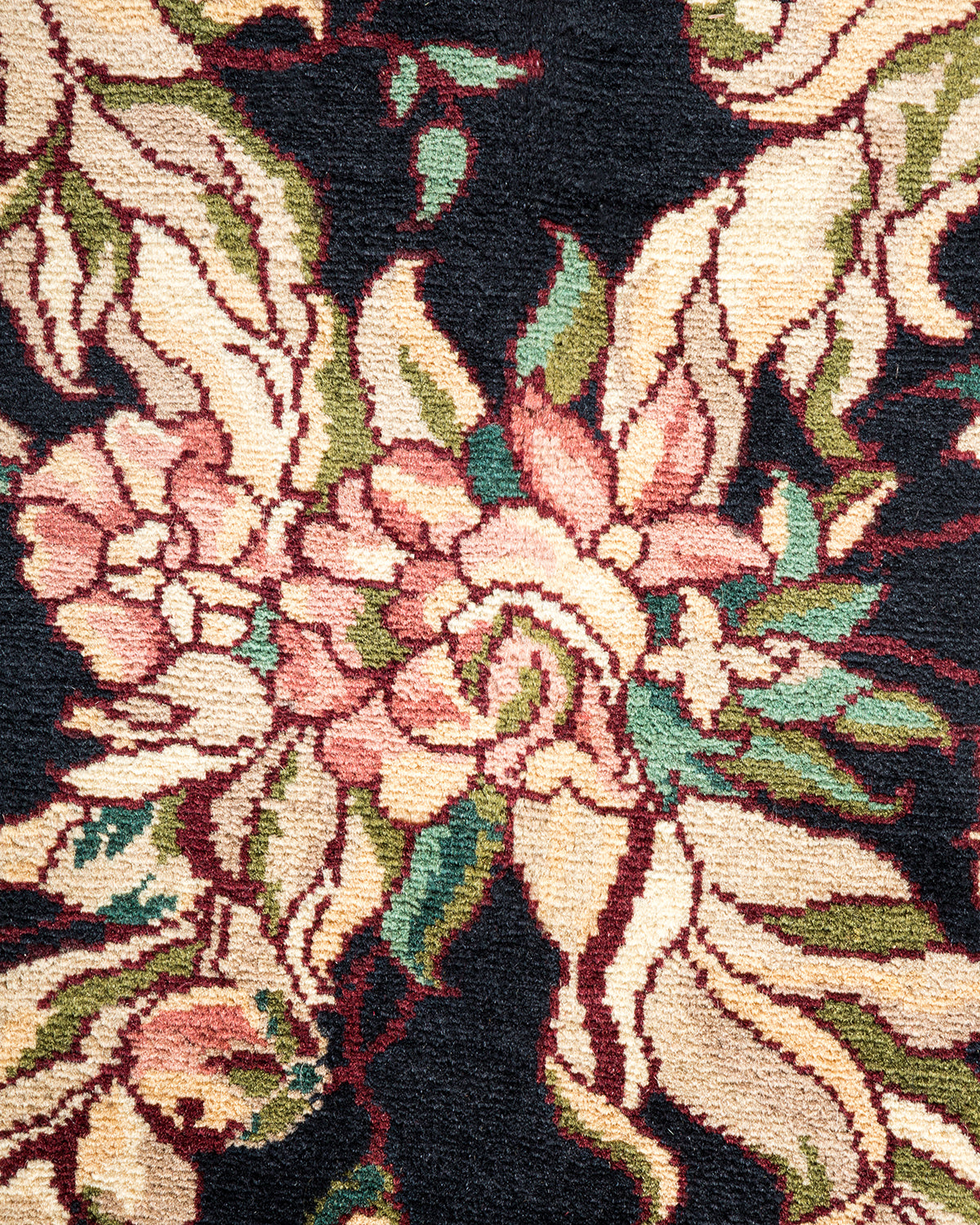 Mogul, One-of-a-Kind Hand-Knotted Area Rug - Black, 8' 2" x 10' 3"