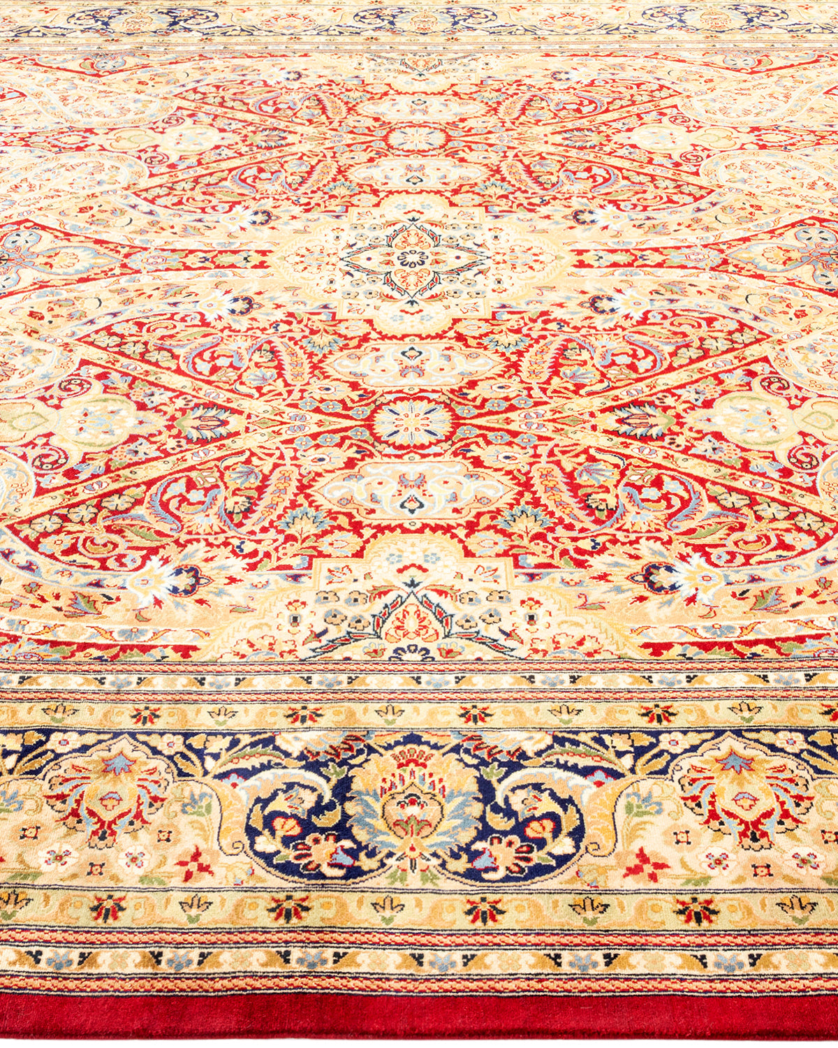 Mogul, One-of-a-Kind Hand-Knotted Area Rug - Red, 8' 2" x 10' 2"