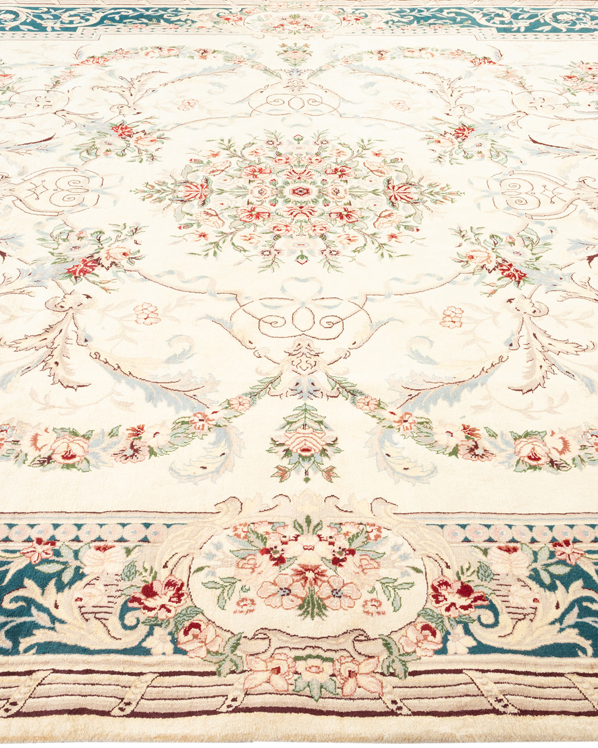Mogul, One-of-a-Kind Hand-Knotted Area Rug - Ivory, 8' 2" x 10' 3"