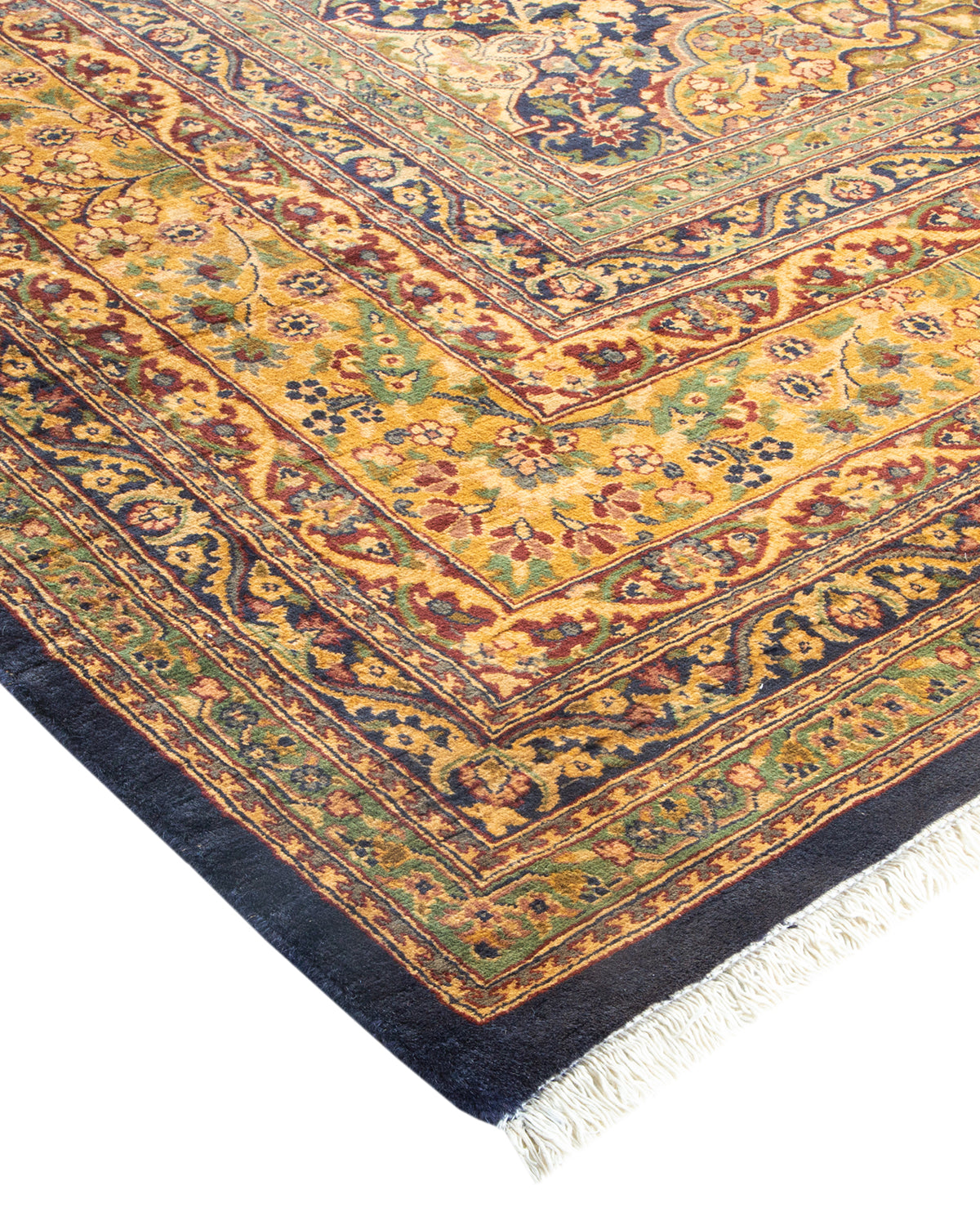 Mogul, One-of-a-Kind Hand-Knotted Area Rug - Blue, 8' 1" x 9' 10"