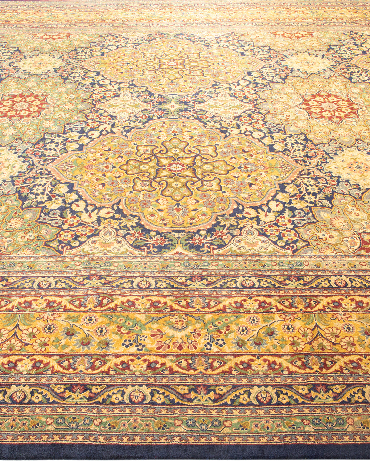 Mogul, One-of-a-Kind Hand-Knotted Area Rug - Blue, 8' 1" x 9' 10"