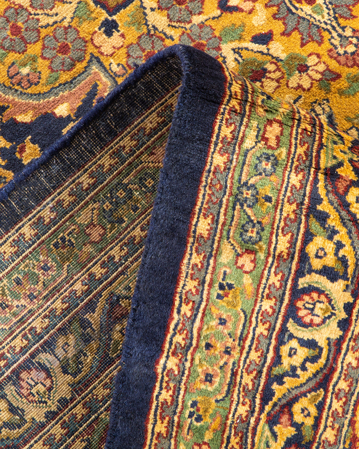 Mogul, One-of-a-Kind Hand-Knotted Area Rug - Blue, 8' 1" x 9' 10"