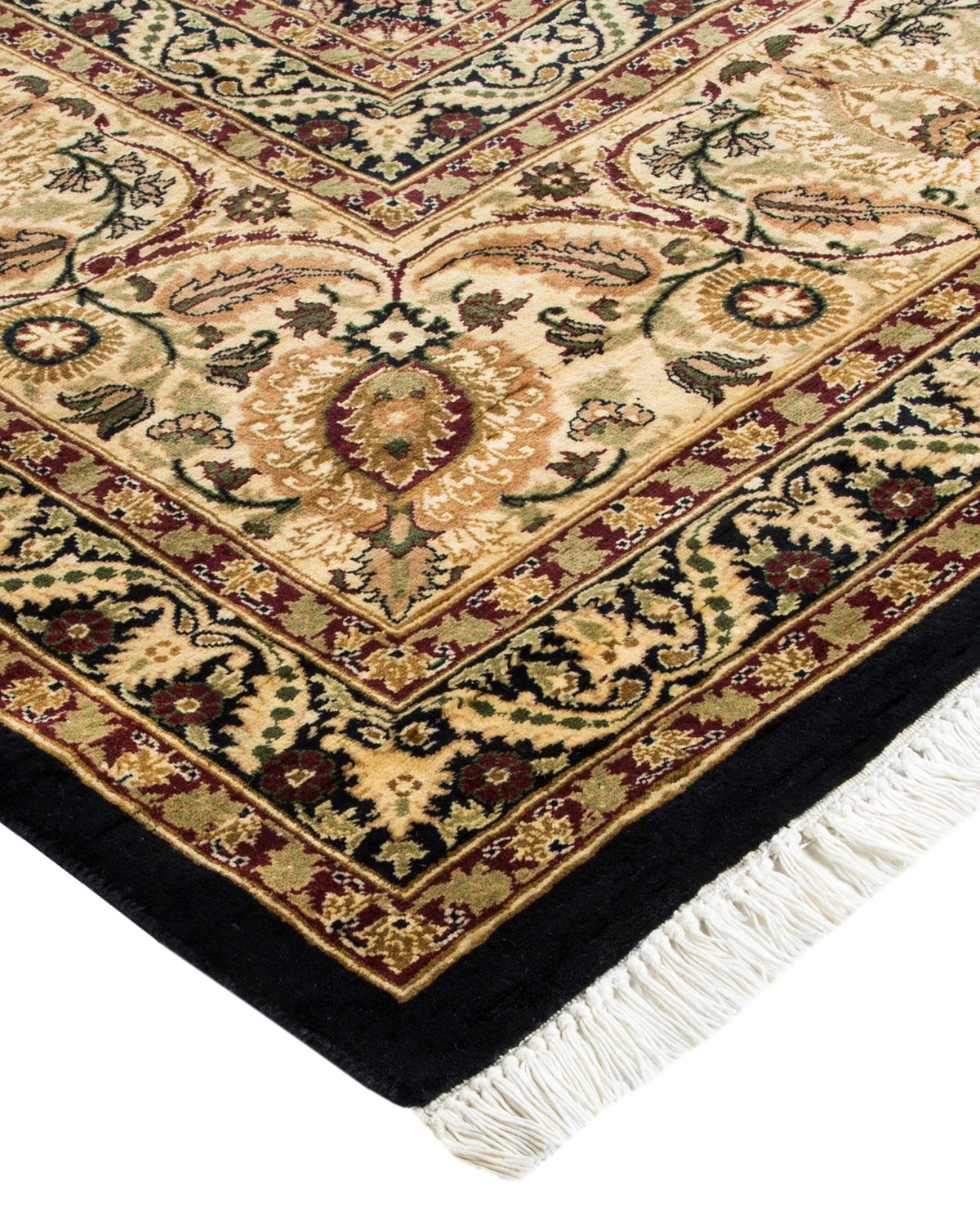 Mogul, One-of-a-Kind Hand-Knotted Area Rug - Black, 8' 2" x 10' 3"