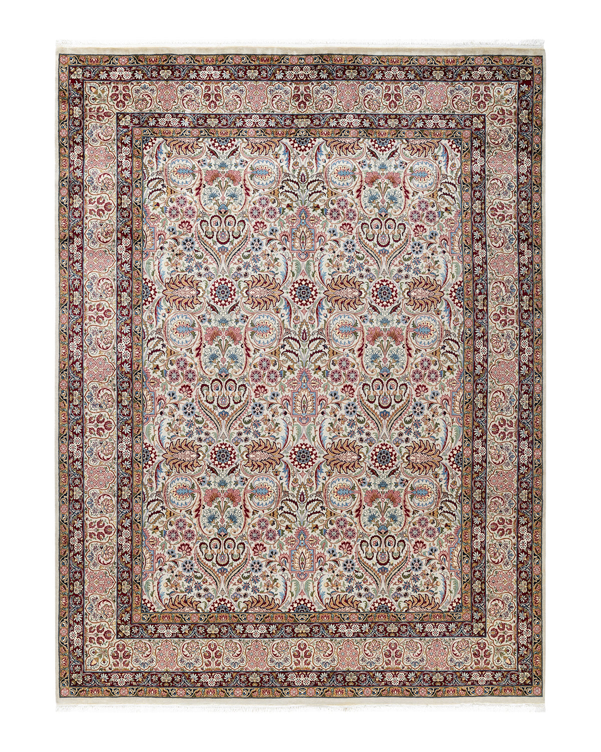 Mogul, One-of-a-Kind Hand-Knotted Area Rug - Ivory, 8' 0" x 10' 9"