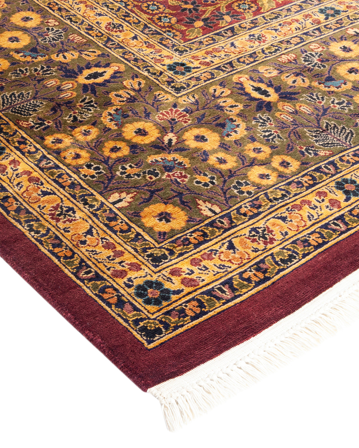 Mogul, One-of-a-Kind Hand-Knotted Area Rug - Red, 8' 1" x 10' 2"