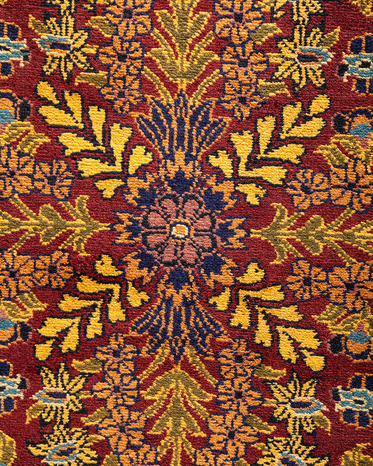 Mogul, One-of-a-Kind Hand-Knotted Area Rug - Red, 8' 1" x 10' 2"