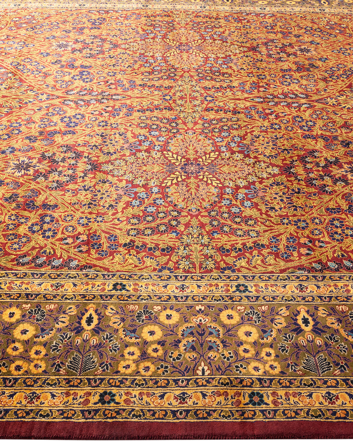 Mogul, One-of-a-Kind Hand-Knotted Area Rug - Red, 8' 1" x 10' 2"