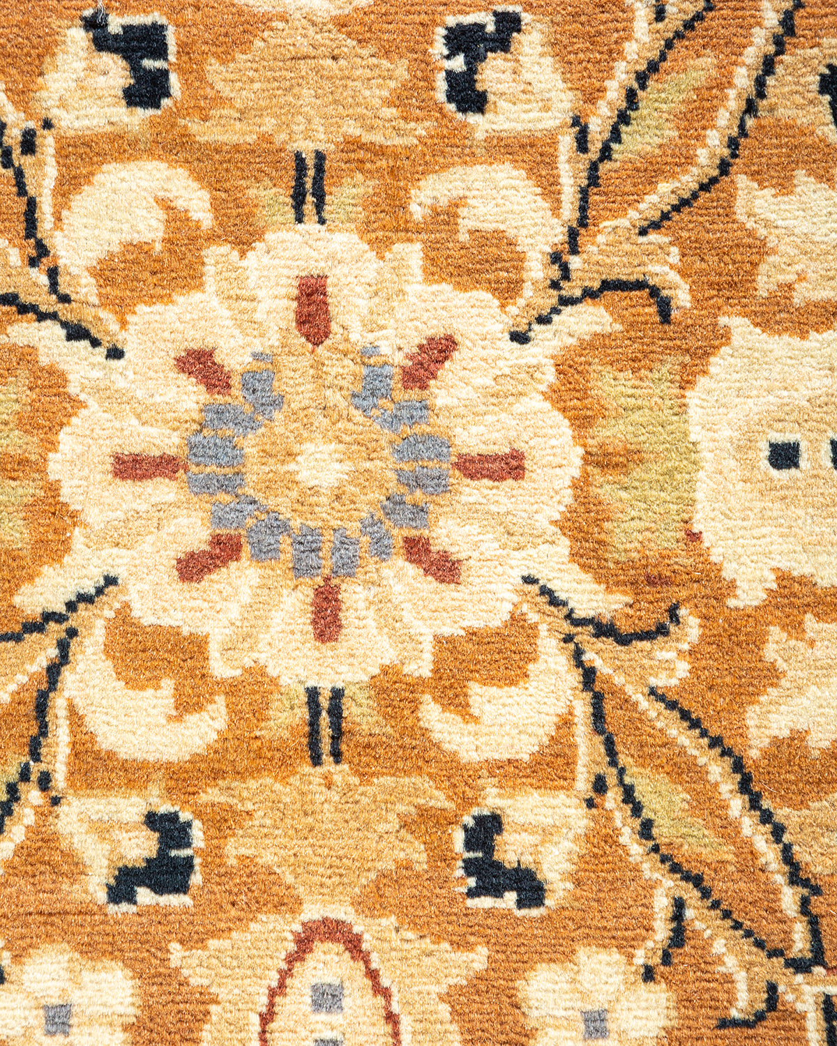 Mogul, One-of-a-Kind Hand-Knotted Area Rug - Yellow, 8' 0" x 10' 7"