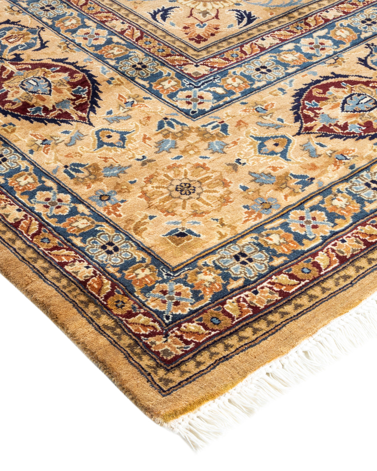 Mogul, One-of-a-Kind Hand-Knotted Area Rug - Yellow, 7' 10" x 10' 2"
