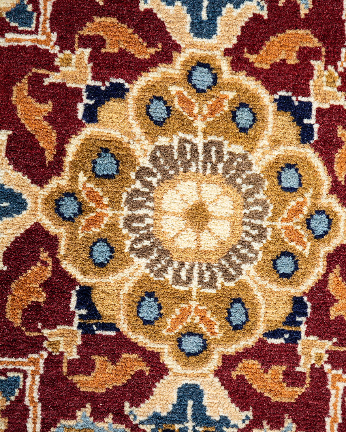 Mogul, One-of-a-Kind Hand-Knotted Area Rug - Yellow, 7' 10" x 10' 2"