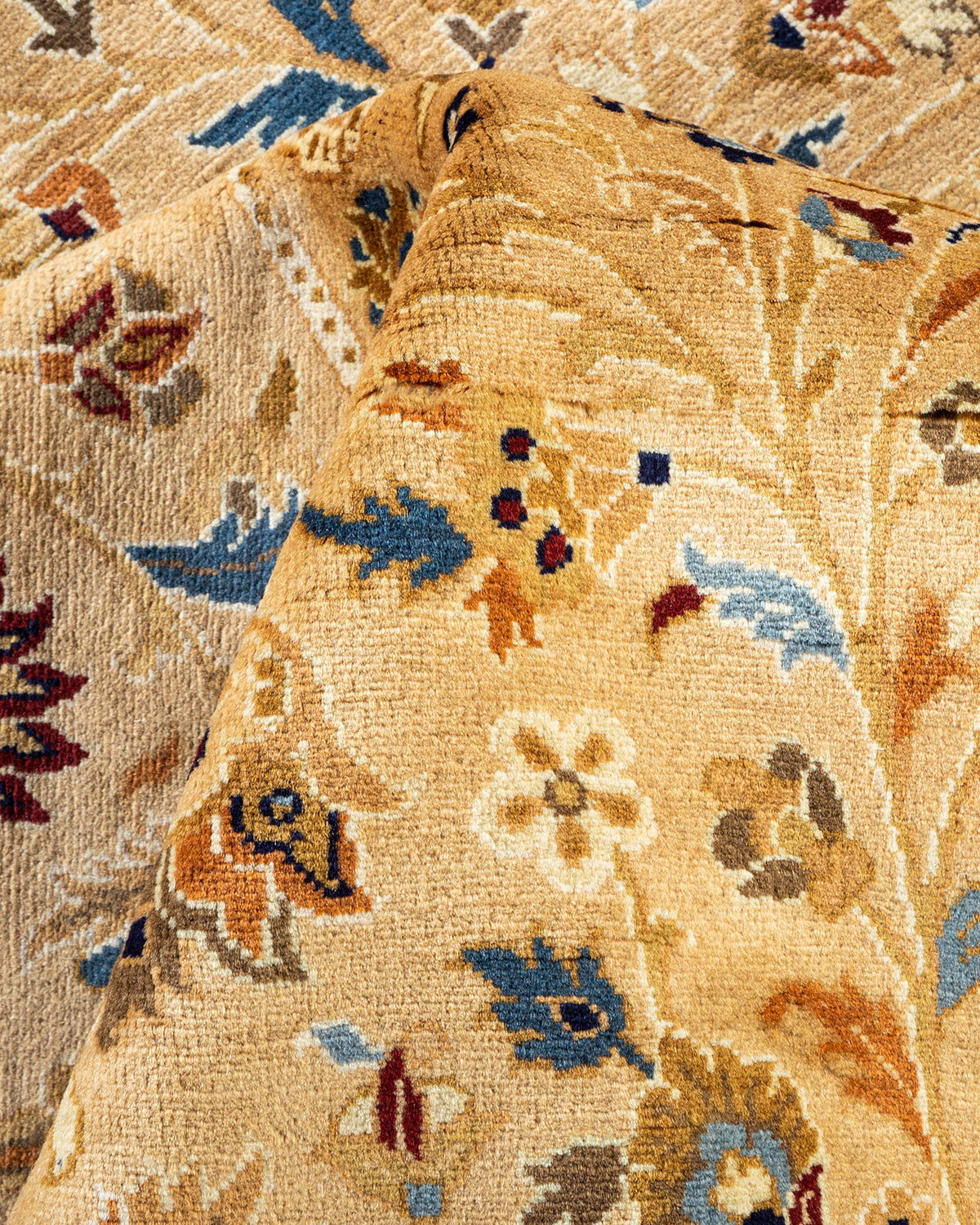 Mogul, One-of-a-Kind Hand-Knotted Area Rug - Yellow, 7' 10" x 10' 2"