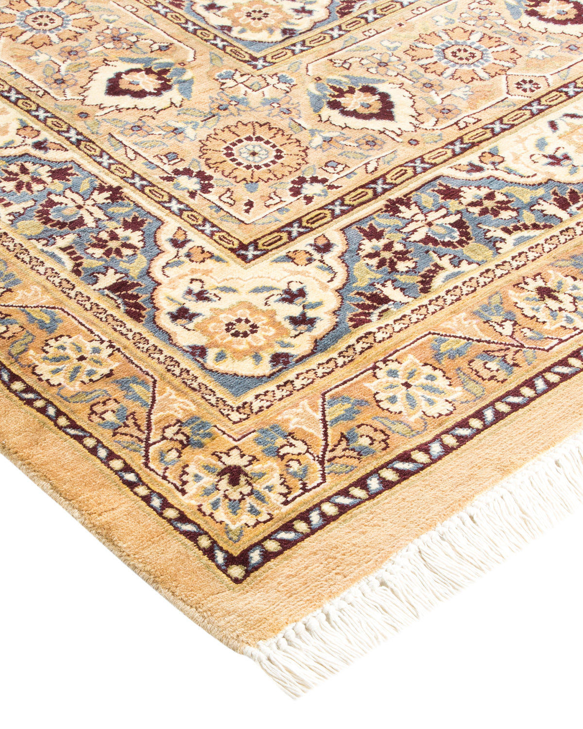 Mogul, One-of-a-Kind Hand-Knotted Area Rug - Yellow, 8' 0" x 10' 2"