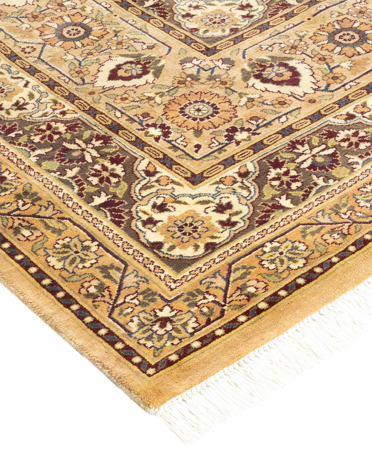 Mogul, One-of-a-Kind Hand-Knotted Area Rug - Yellow, 8' 1" x 10' 1"