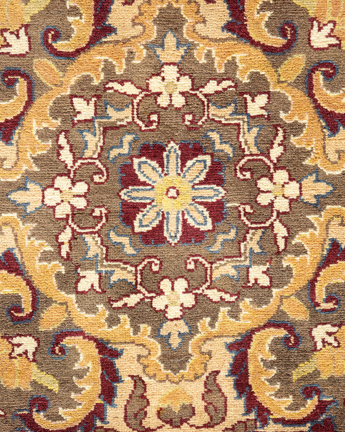 Mogul, One-of-a-Kind Hand-Knotted Area Rug - Yellow, 8' 1" x 10' 1"