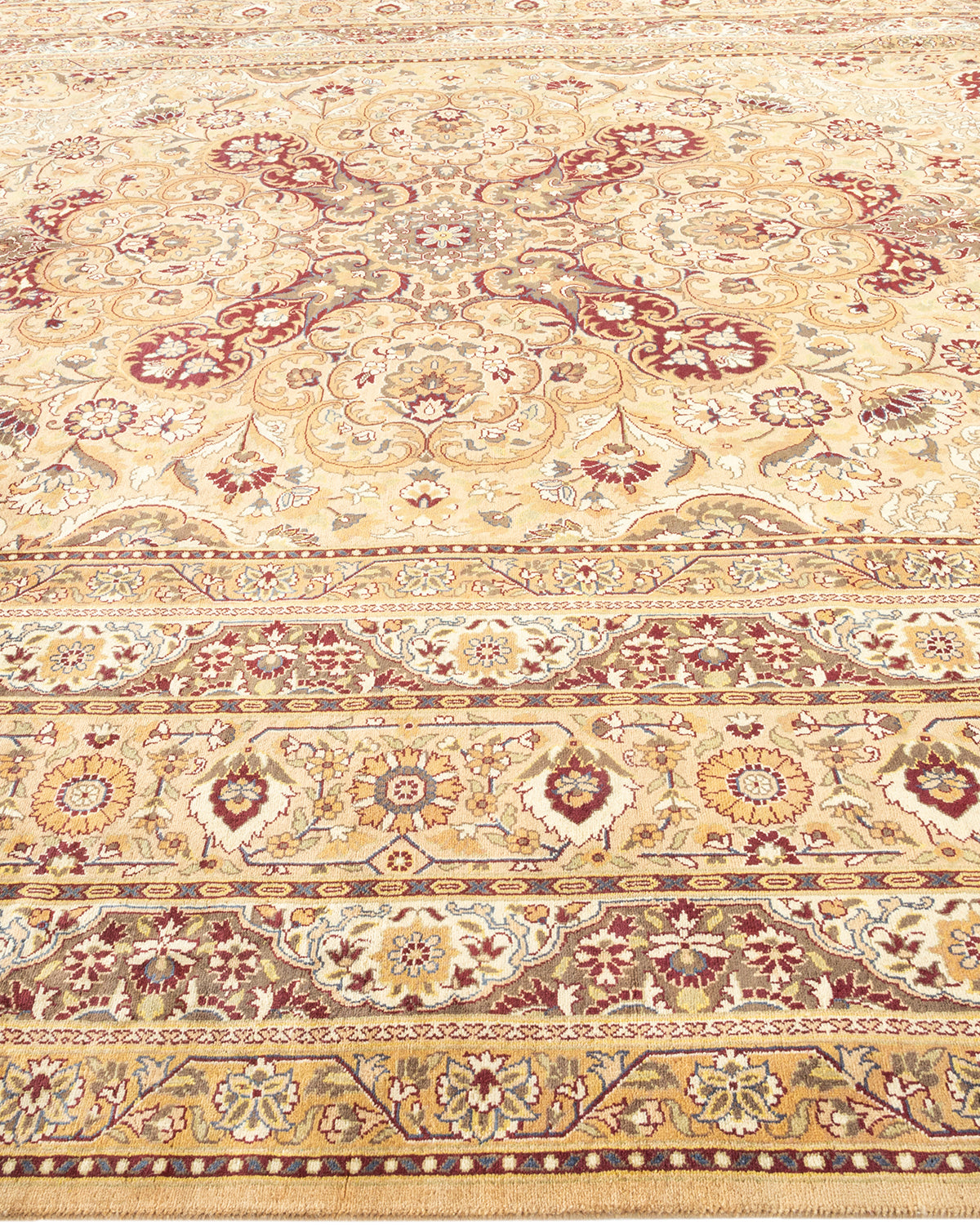 Mogul, One-of-a-Kind Hand-Knotted Area Rug - Yellow, 8' 1" x 10' 1"