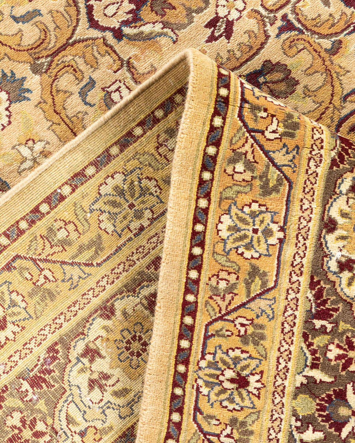 Mogul, One-of-a-Kind Hand-Knotted Area Rug - Yellow, 8' 1" x 10' 1"