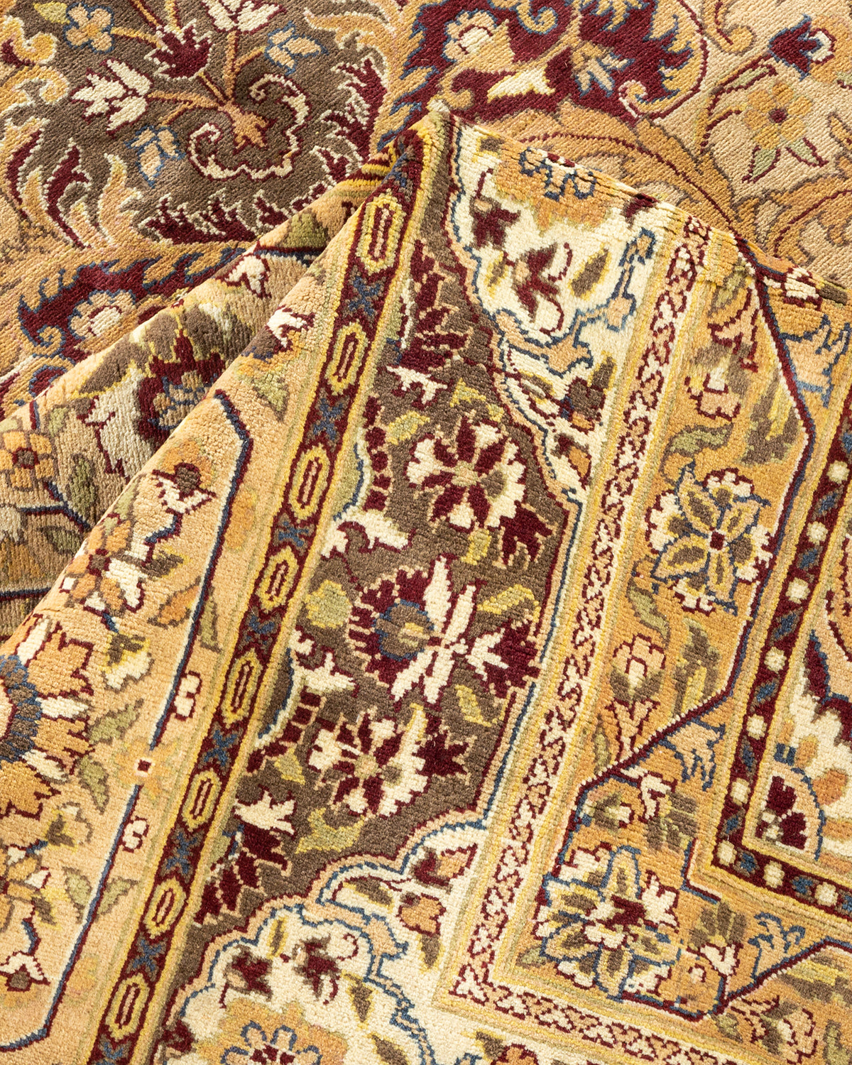 Mogul, One-of-a-Kind Hand-Knotted Area Rug - Yellow, 8' 1" x 10' 1"
