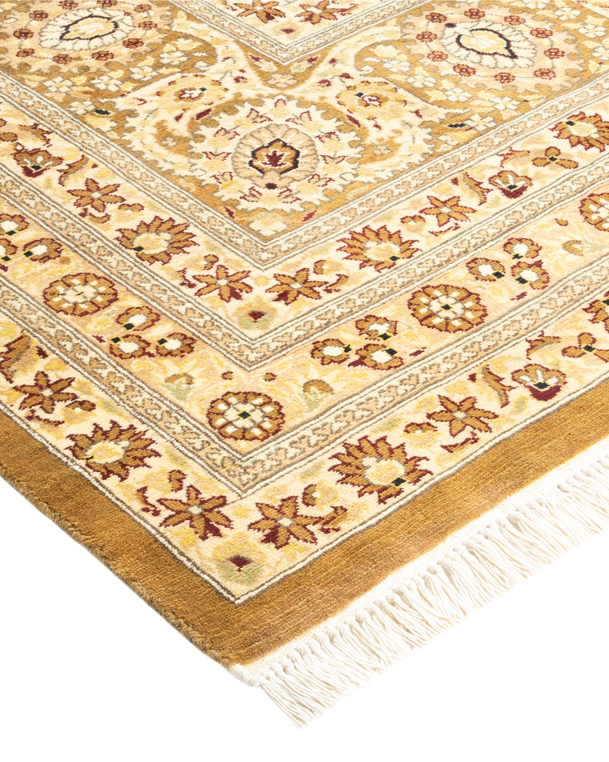 Mogul, One-of-a-Kind Hand-Knotted Area Rug - Green, 8' 1" x 10' 5"
