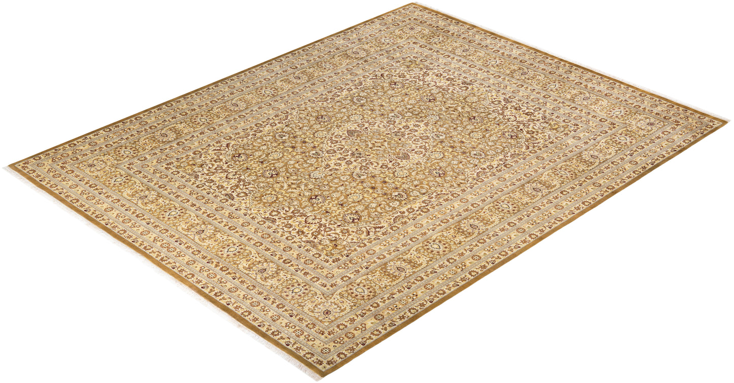 Mogul, One-of-a-Kind Hand-Knotted Area Rug - Green, 8' 1" x 10' 5"