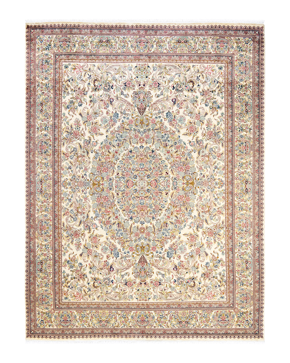 Mogul, One-of-a-Kind Hand-Knotted Area Rug - Ivory, 8' 1" x 10' 8"