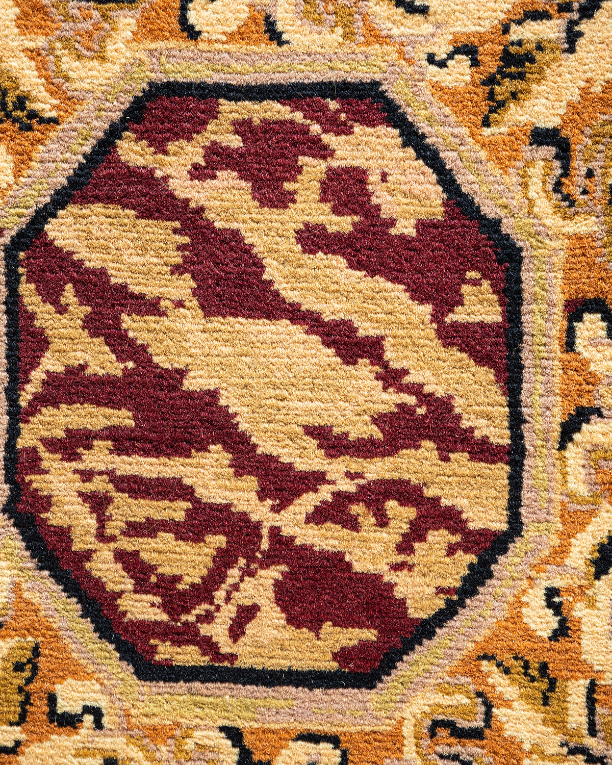 Mogul, One-of-a-Kind Hand-Knotted Area Rug - Yellow, 8' 0" x 10' 3"