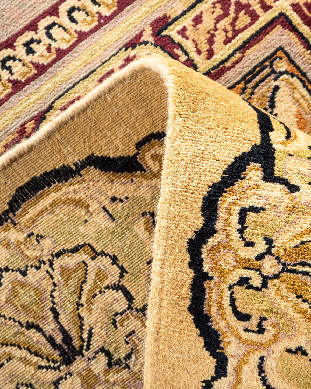 Mogul, One-of-a-Kind Hand-Knotted Area Rug - Yellow, 8' 0" x 10' 3"
