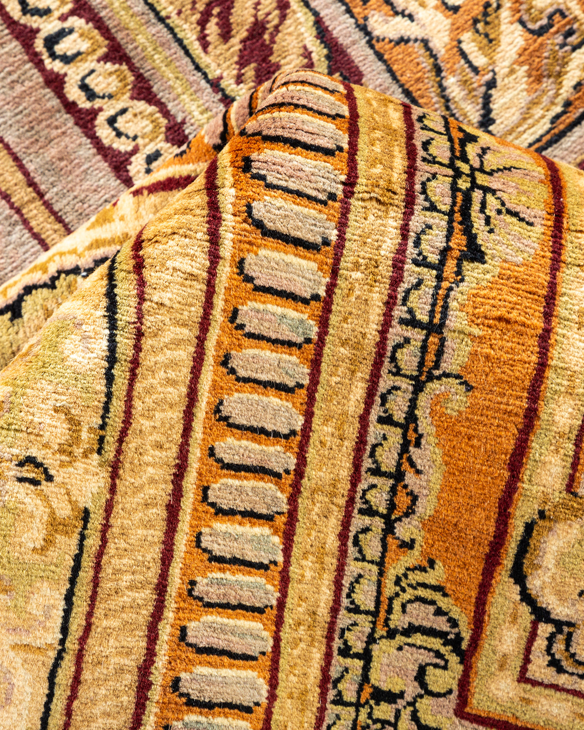 Mogul, One-of-a-Kind Hand-Knotted Area Rug - Yellow, 8' 0" x 10' 3"