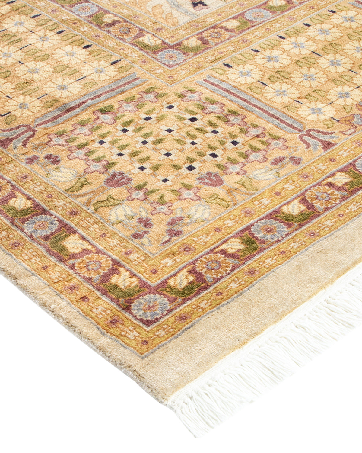 Mogul, One-of-a-Kind Hand-Knotted Area Rug - Ivory, 8' 1" x 10' 6"