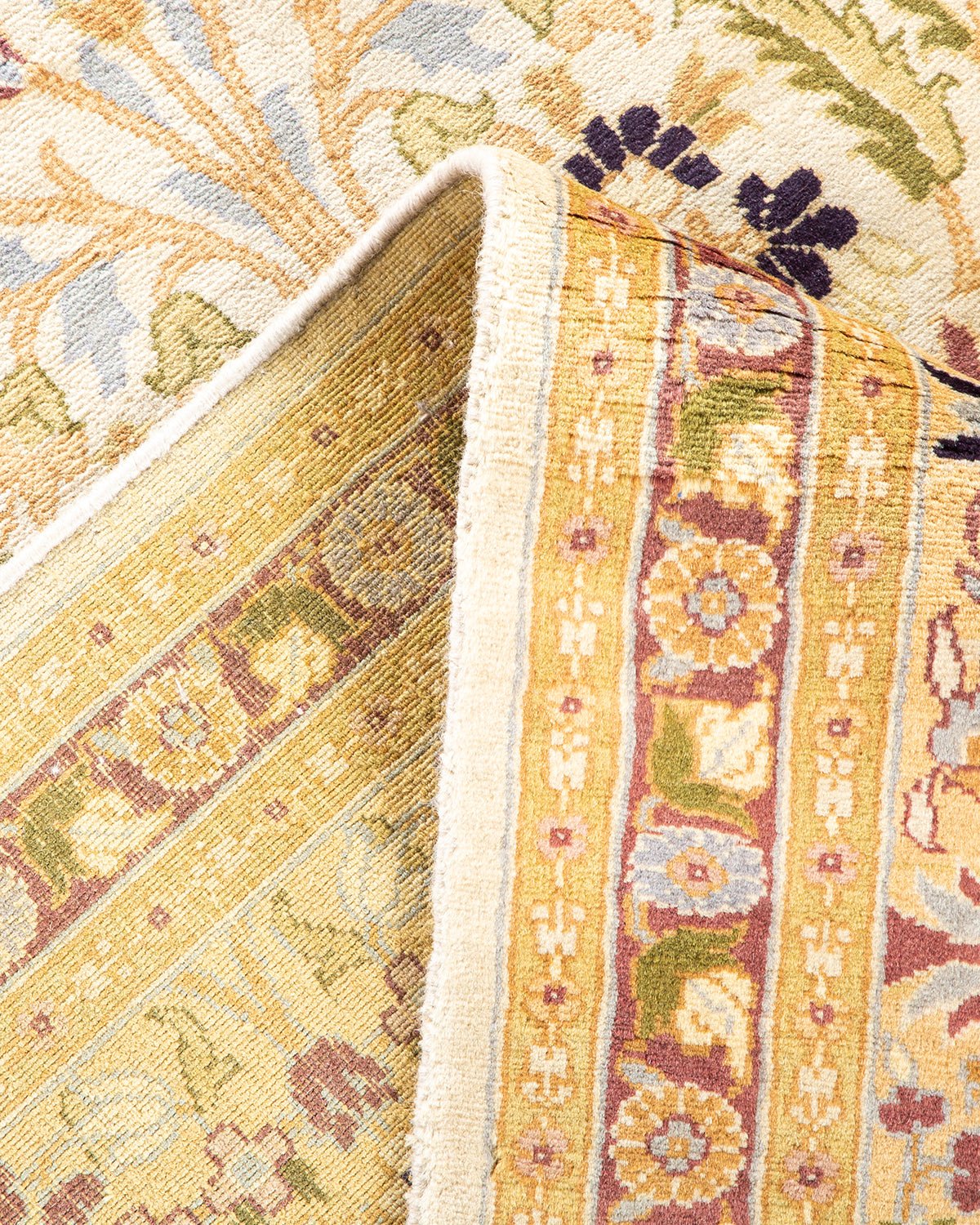 Mogul, One-of-a-Kind Hand-Knotted Area Rug - Ivory, 8' 1" x 10' 6"