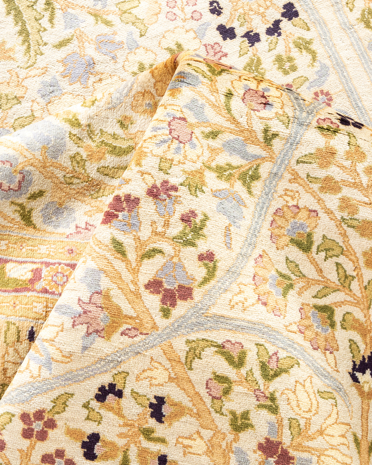 Mogul, One-of-a-Kind Hand-Knotted Area Rug - Ivory, 8' 1" x 10' 6"