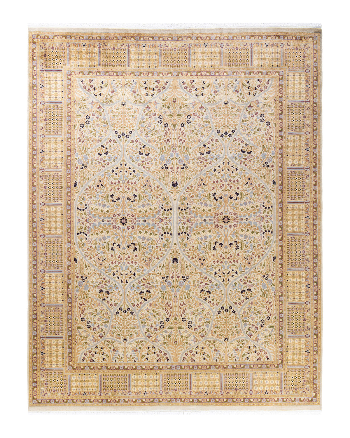 Mogul, One-of-a-Kind Hand-Knotted Area Rug - Ivory, 8' 1" x 10' 6"