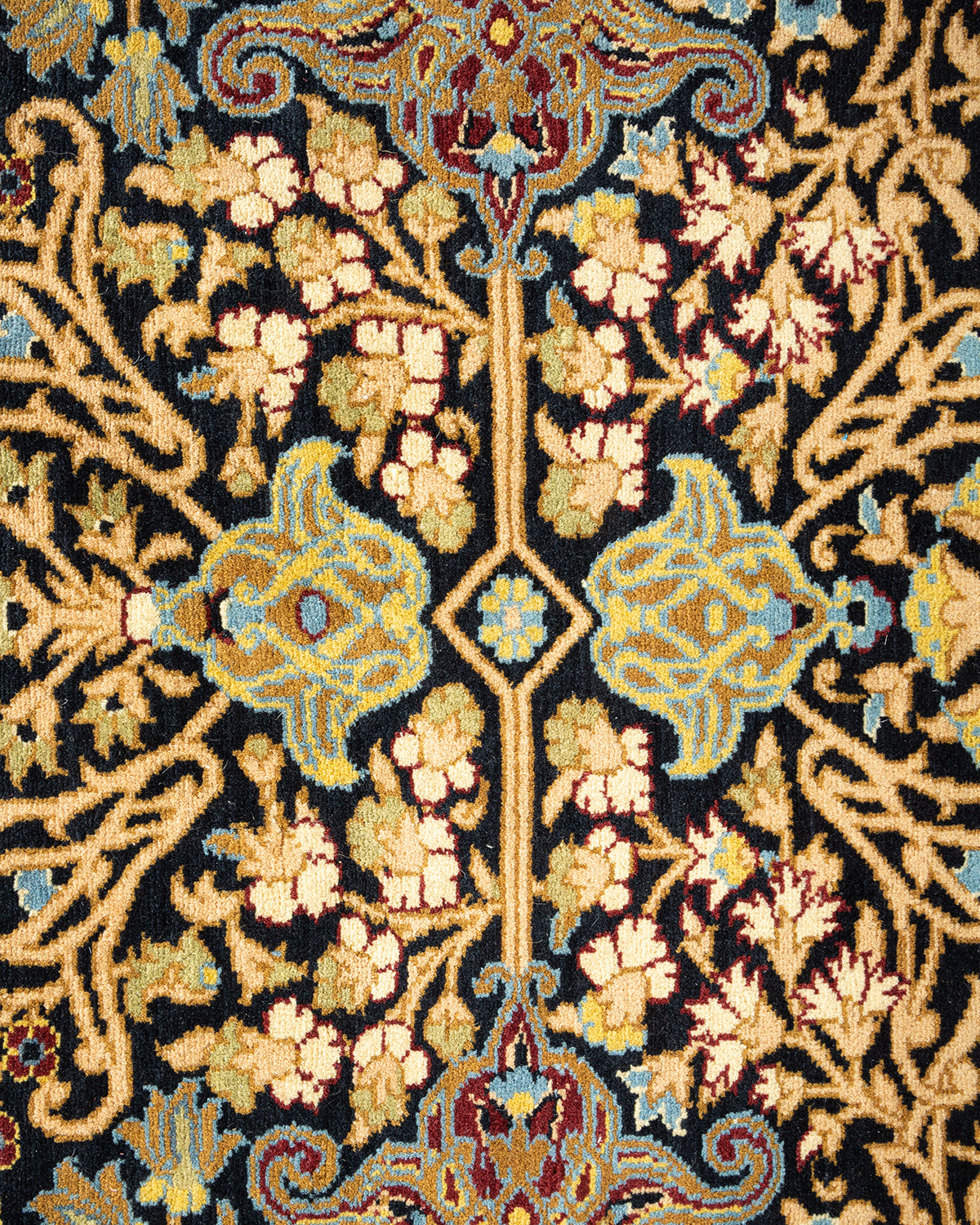 Mogul, One-of-a-Kind Hand-Knotted Area Rug - Black, 8' 1" x 9' 10"