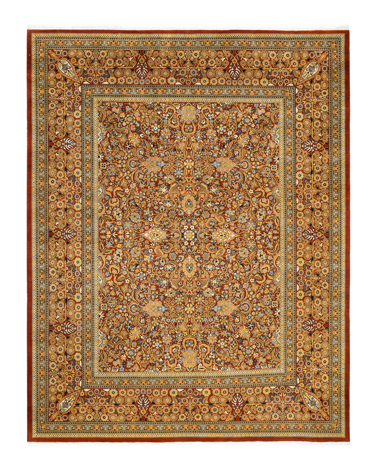 Mogul, One-of-a-Kind Hand-Knotted Area Rug - Brown, 8' 1" x 10' 3"