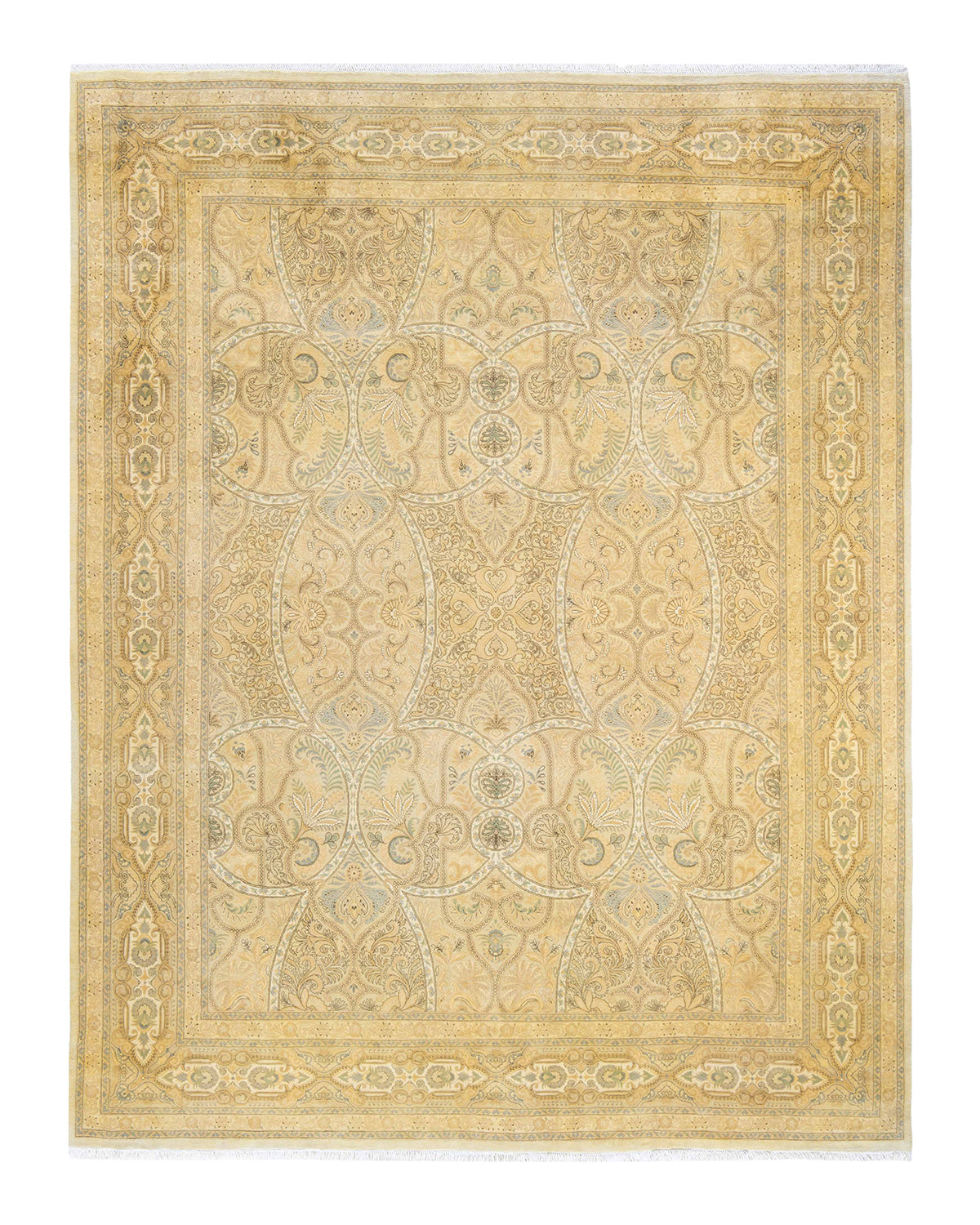 Mogul, One-of-a-Kind Hand-Knotted Area Rug - Ivory, 8' 1" x 10' 3"