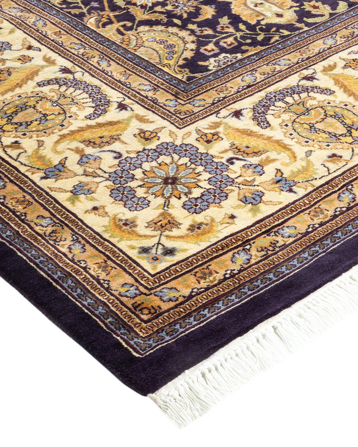 Mogul, One-of-a-Kind Hand-Knotted Area Rug - Purple, 7' 10" x 9' 6"