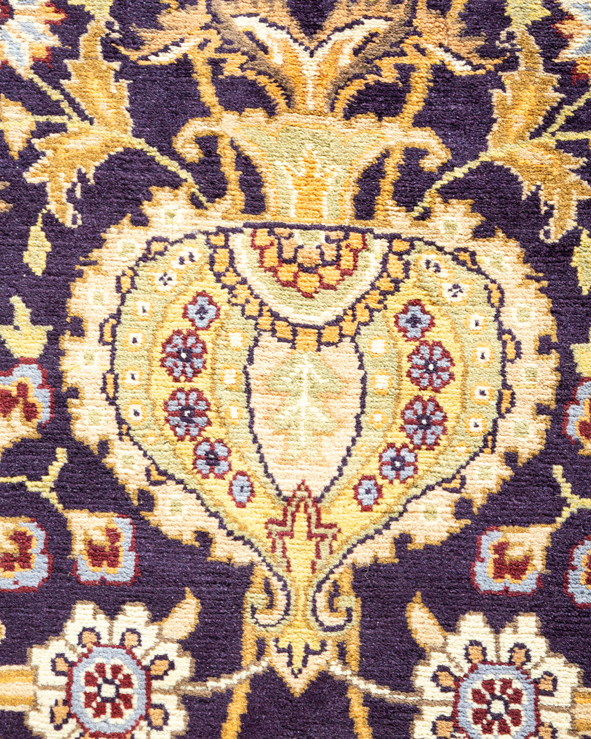 Mogul, One-of-a-Kind Hand-Knotted Area Rug - Purple, 7' 10" x 9' 6"