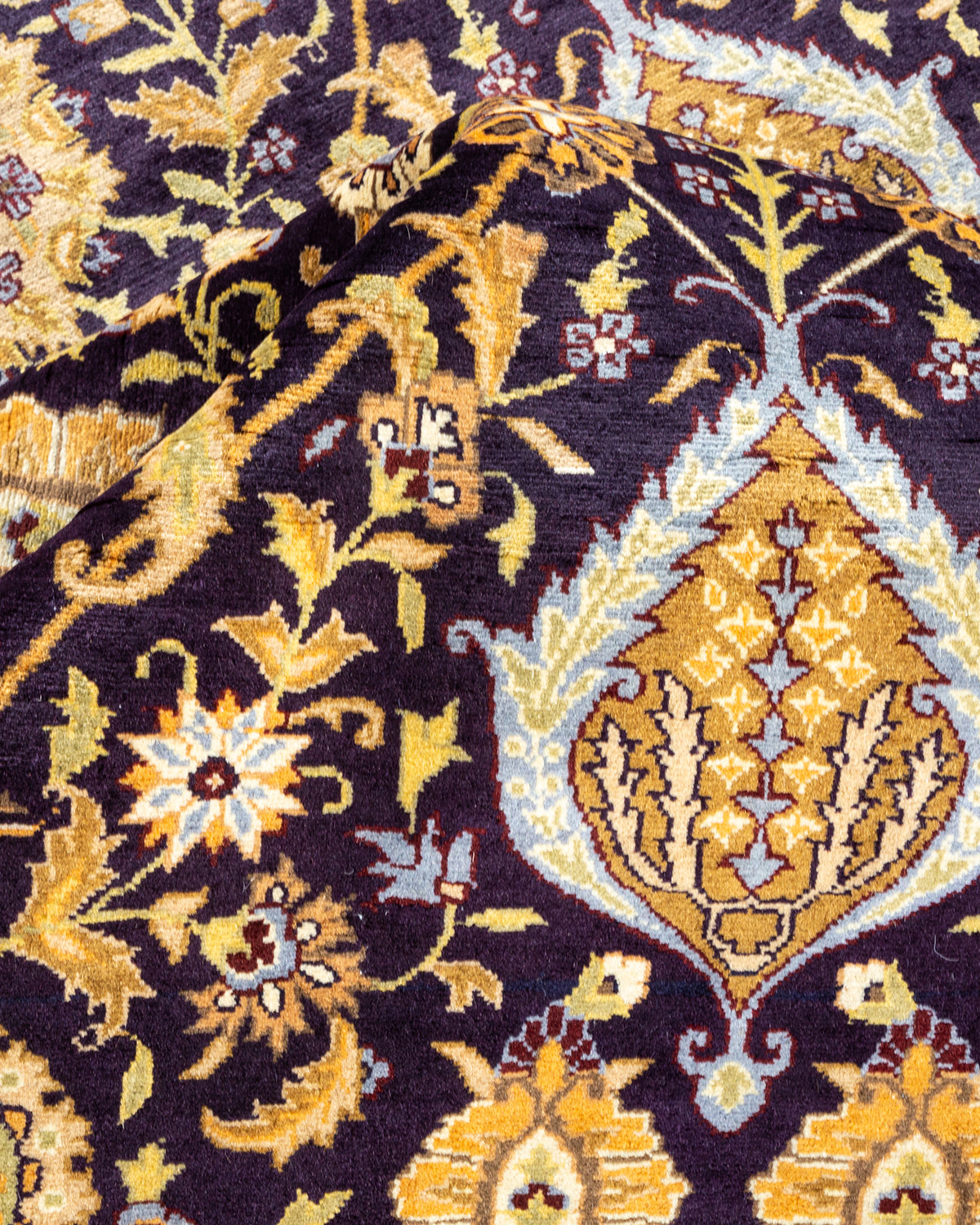 Mogul, One-of-a-Kind Hand-Knotted Area Rug - Purple, 7' 10" x 9' 6"