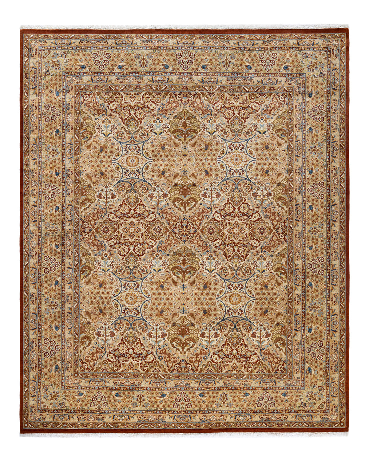 Mogul, One-of-a-Kind Hand-Knotted Area Rug - Brown, 8' 2" x 10' 2"