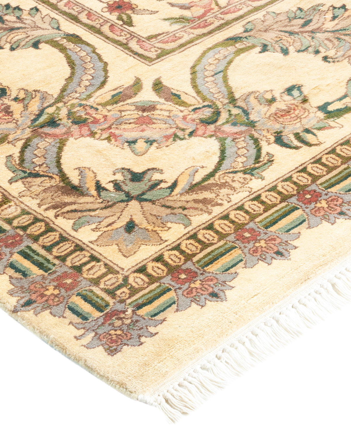 Mogul, One-of-a-Kind Hand-Knotted Area Rug - Ivory, 8' 2" x 10' 1"
