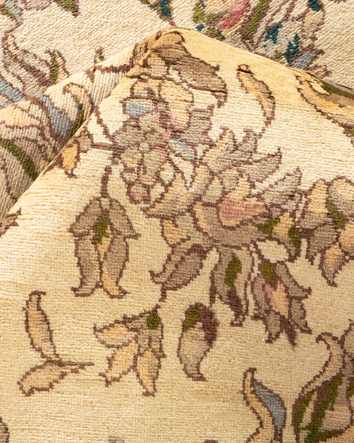 Mogul, One-of-a-Kind Hand-Knotted Area Rug - Ivory, 8' 2" x 10' 1"