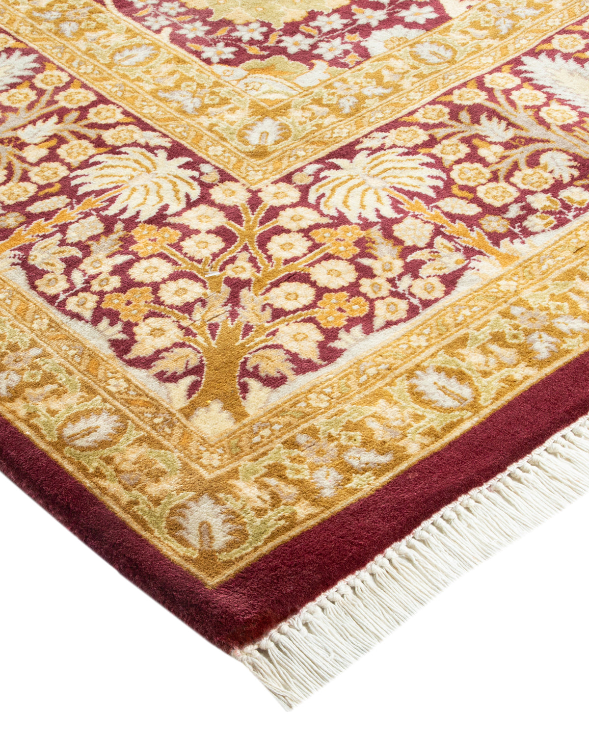 Mogul, One-of-a-Kind Hand-Knotted Area Rug - Purple, 6' 2" x 8' 10"