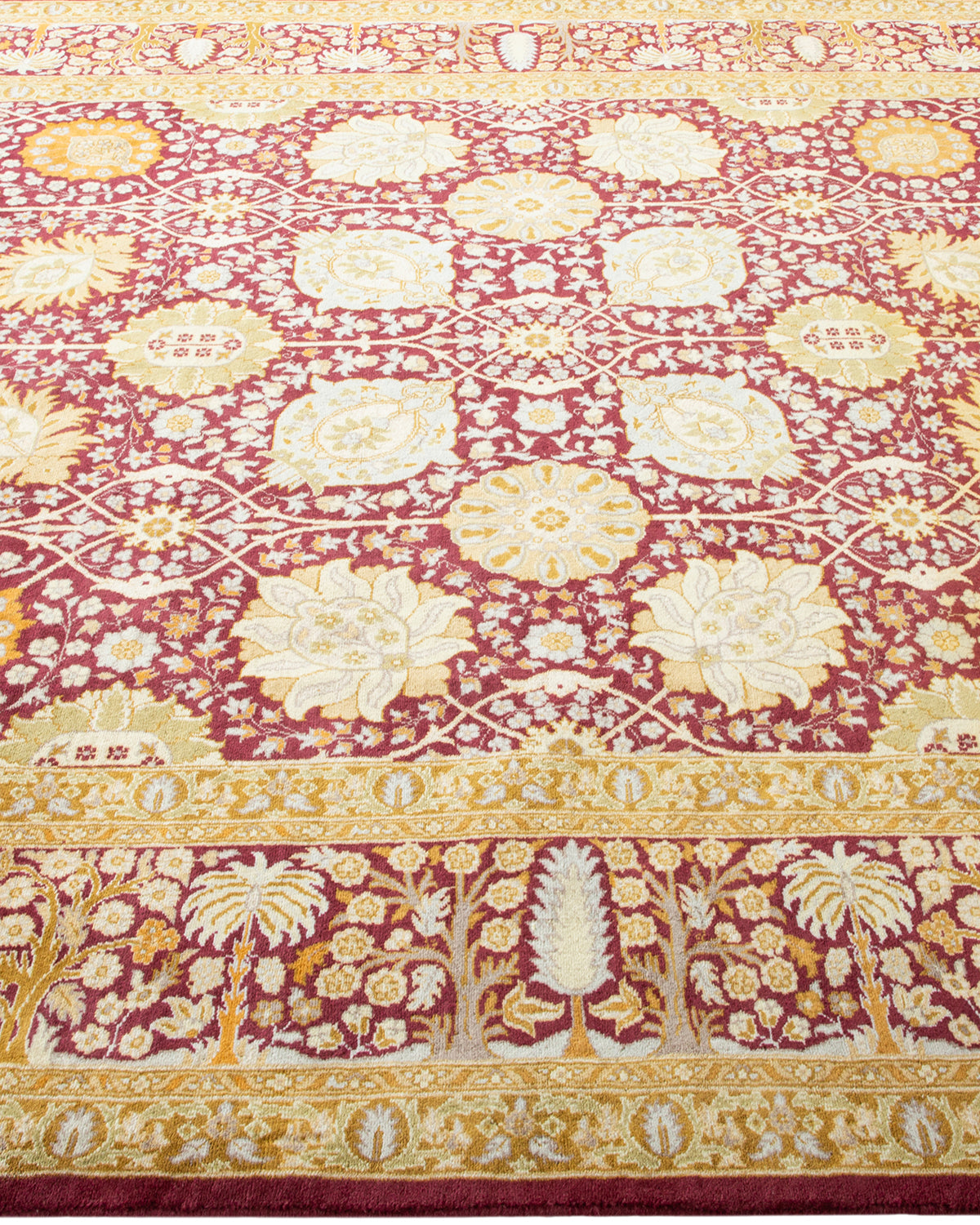 Mogul, One-of-a-Kind Hand-Knotted Area Rug - Purple, 6' 2" x 8' 10"