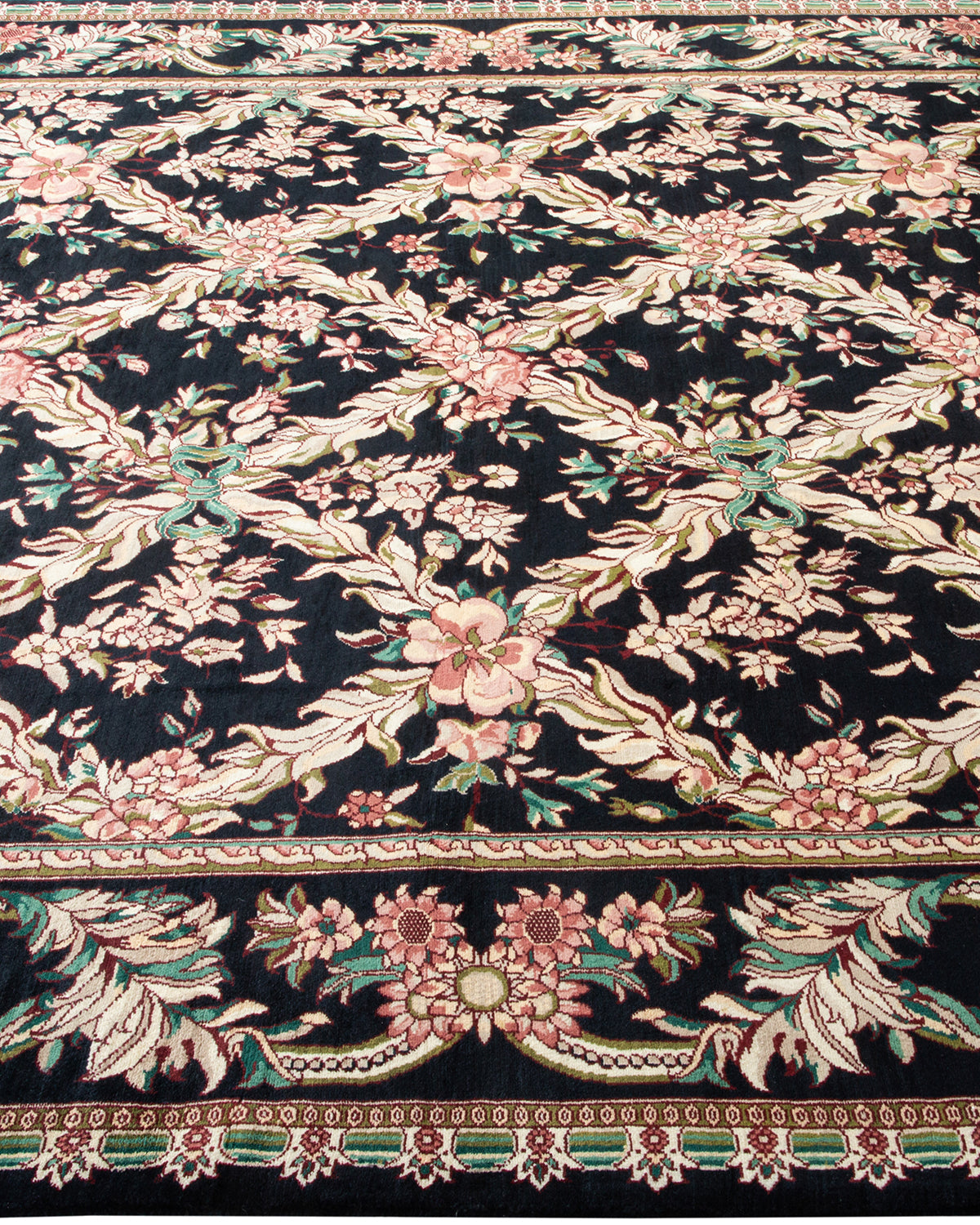 Mogul, One-of-a-Kind Hand-Knotted Area Rug - Black, 6' 2" x 8' 10"