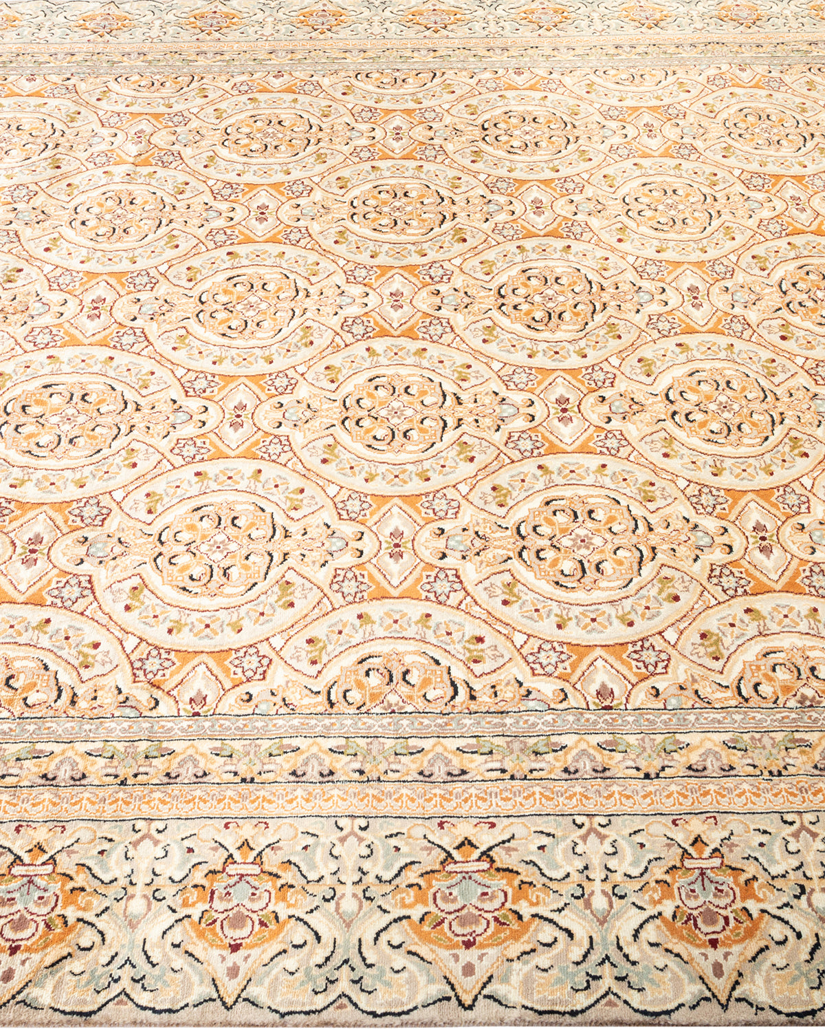 Mogul, One-of-a-Kind Hand-Knotted Area Rug - Ivory, 6' 1" x 9' 1"