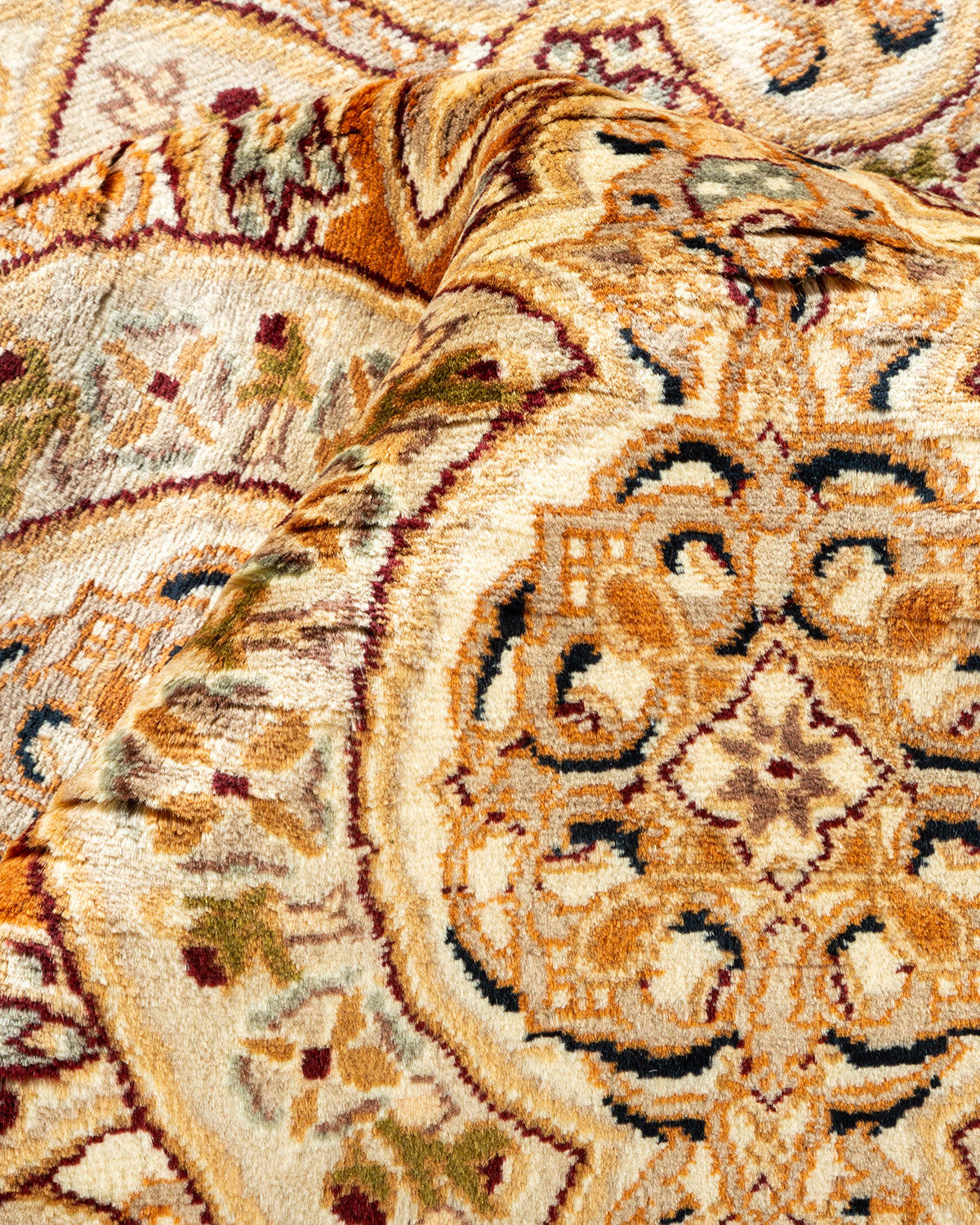 Mogul, One-of-a-Kind Hand-Knotted Area Rug - Ivory, 6' 1" x 9' 1"