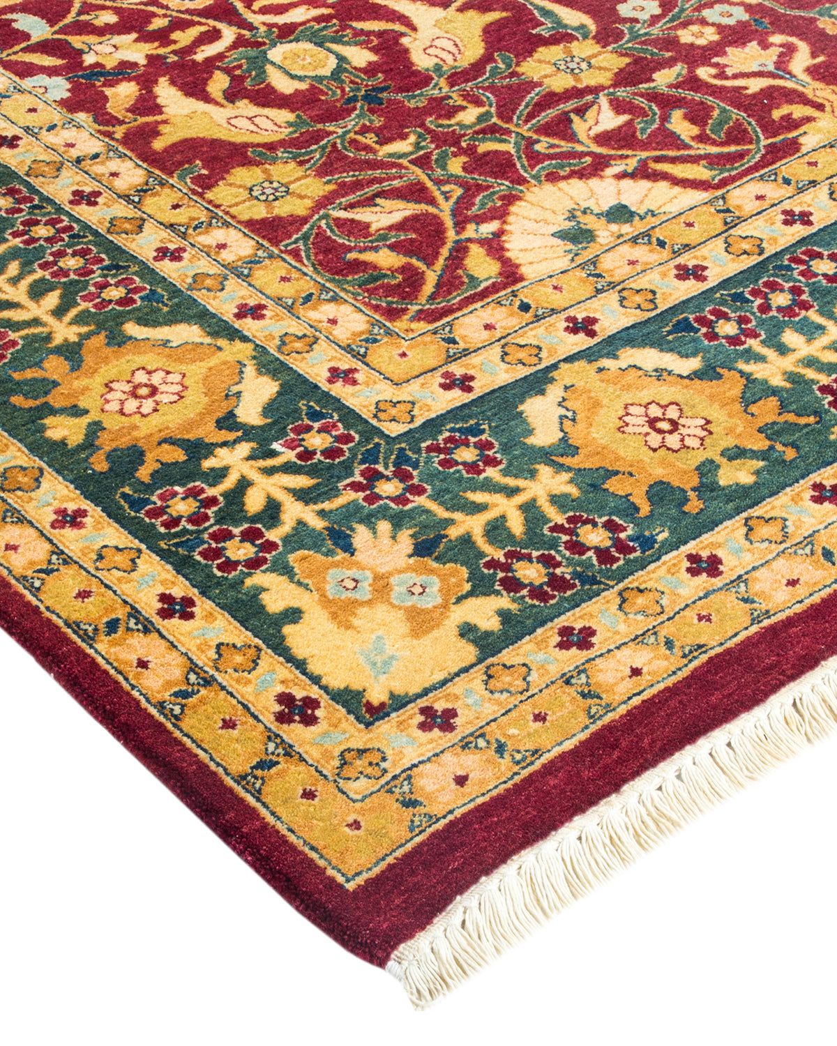 Mogul, One-of-a-Kind Hand-Knotted Area Rug - Red, 6' 0" x 8' 8"