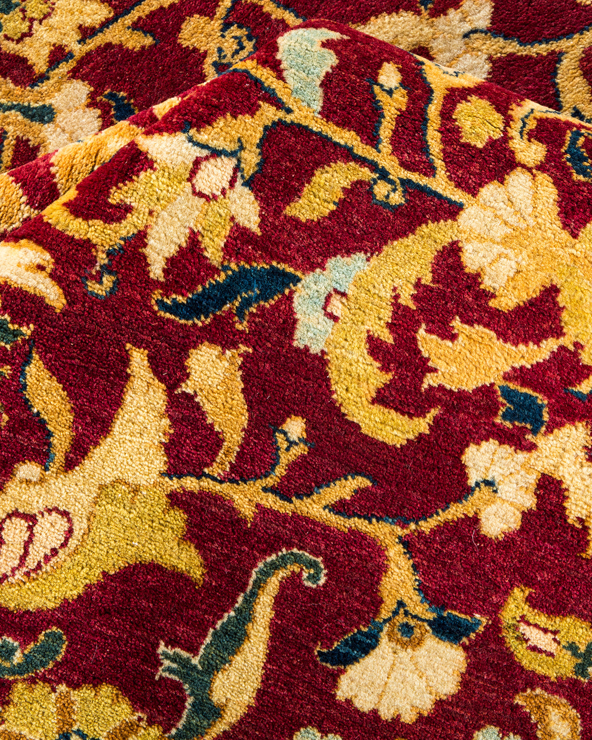 Mogul, One-of-a-Kind Hand-Knotted Area Rug - Red, 6' 0" x 8' 8"
